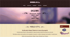 Desktop Screenshot of meblo-styl.com