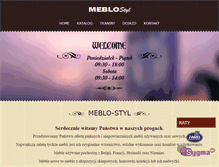 Tablet Screenshot of meblo-styl.com